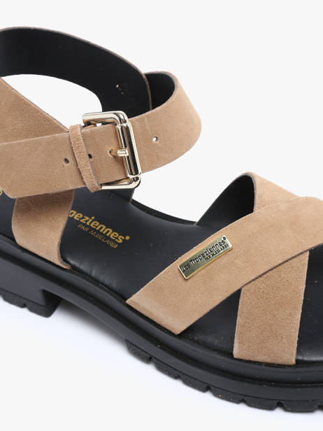 Sandalen Uit Leder Les tropeziennes Beige women TIHASUED ander zicht 1